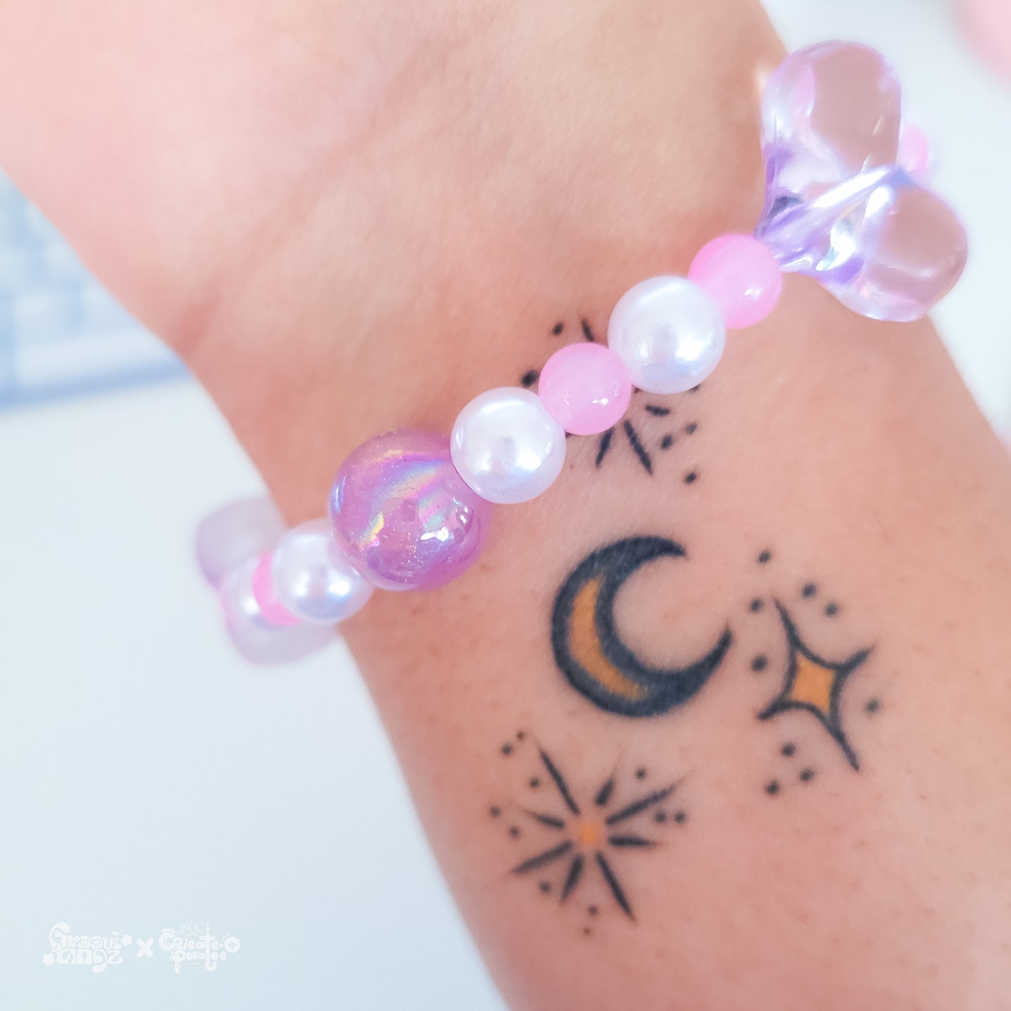 Pastel Bubble Heart | Groovi Tingz Bracelet