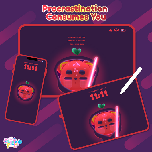 Procrastination Consumes You | iOS, iPadOS, & android compatible