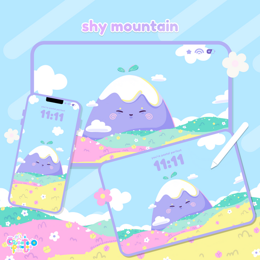 shy mountain | iOS, iPadOS, & android compatible