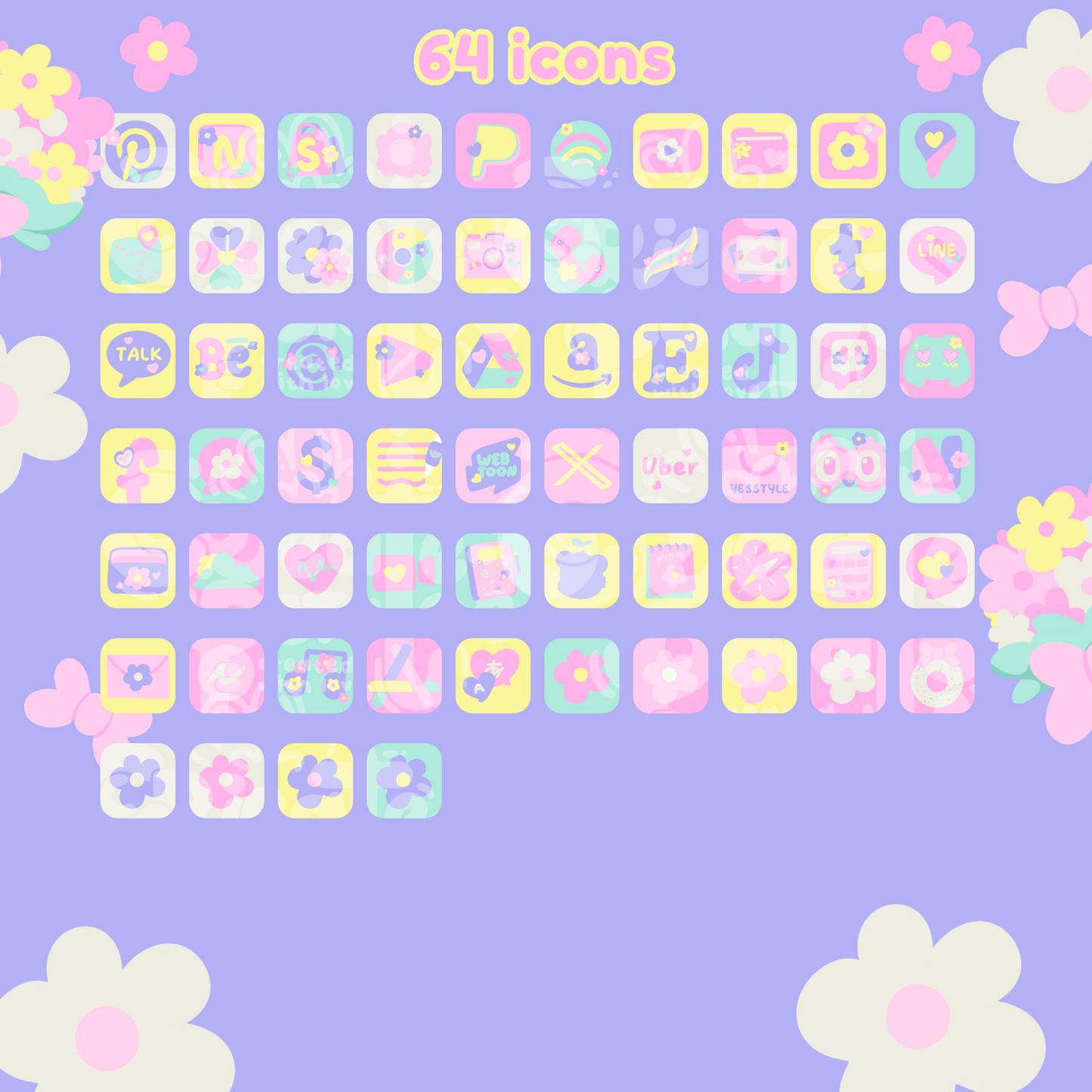 Perfect Pastel Icons | icons only