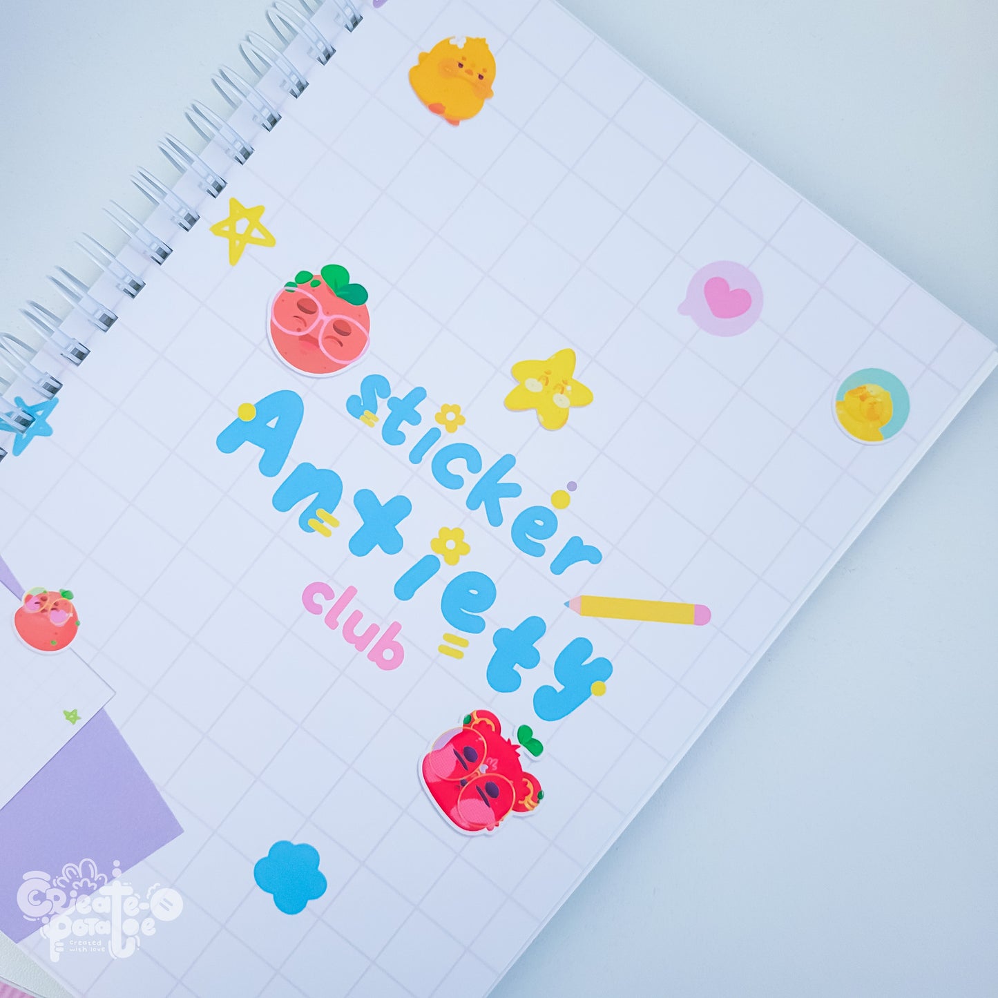 Sticker Anxiety Club | Reusable Stickerbook