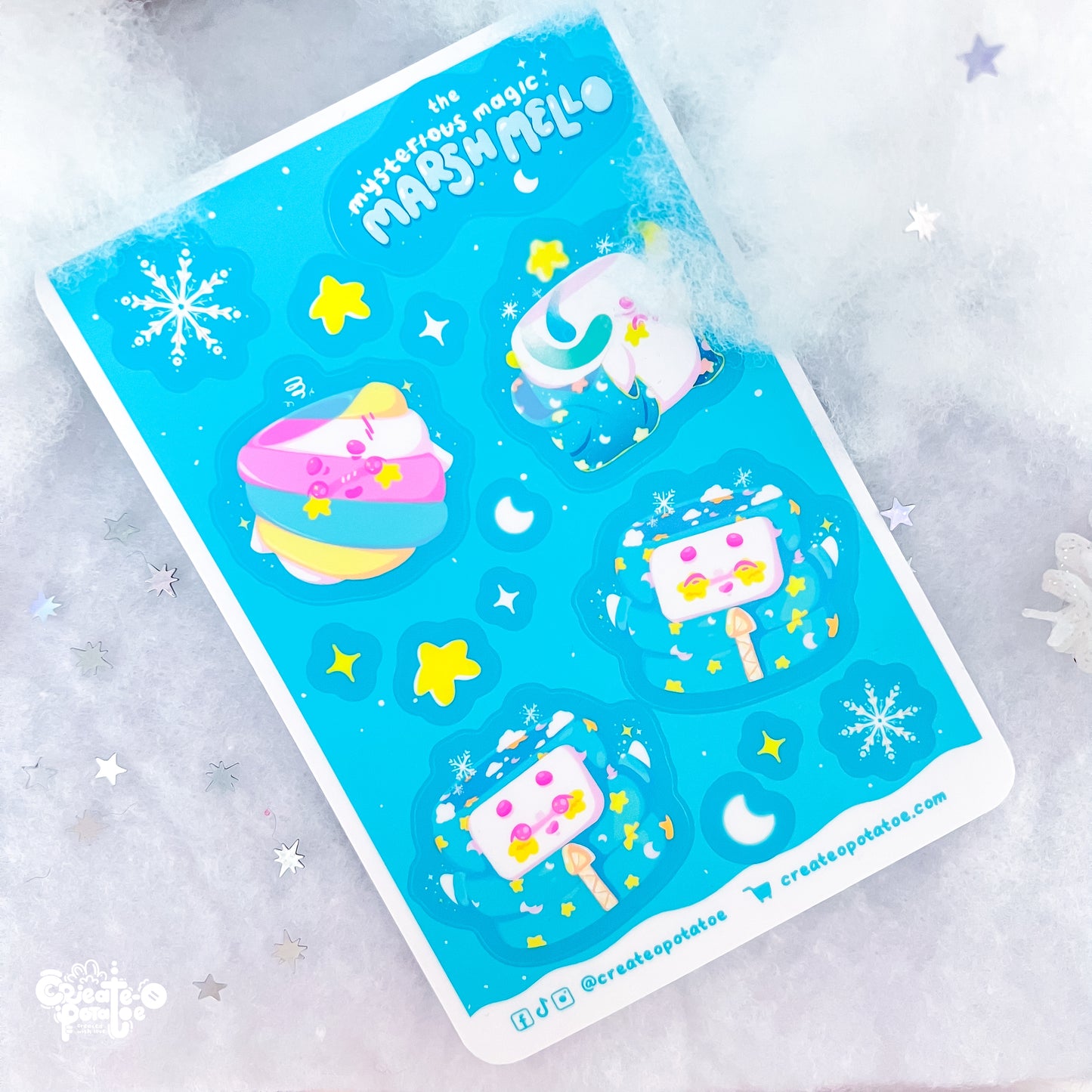 Mysterious Magic Marsh Mello | sticker sheet