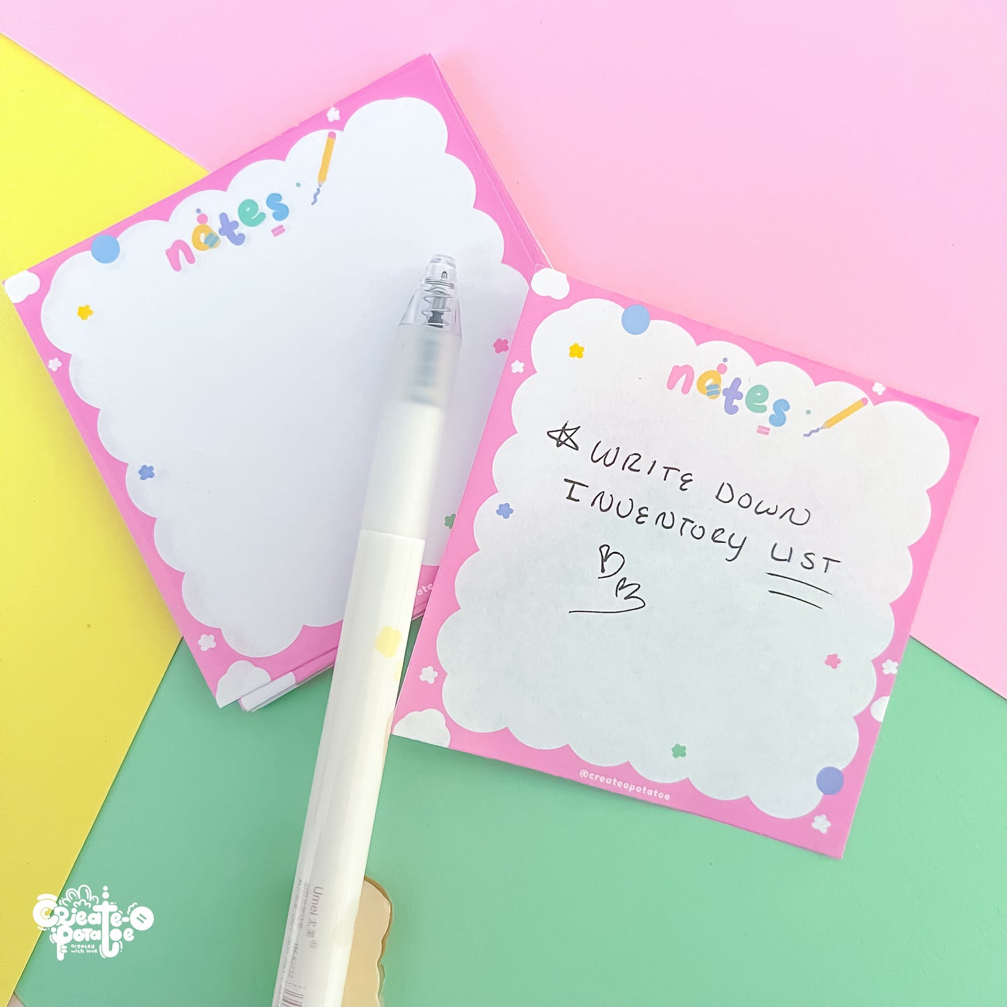 Cutie Notes Memo Pads | Pink