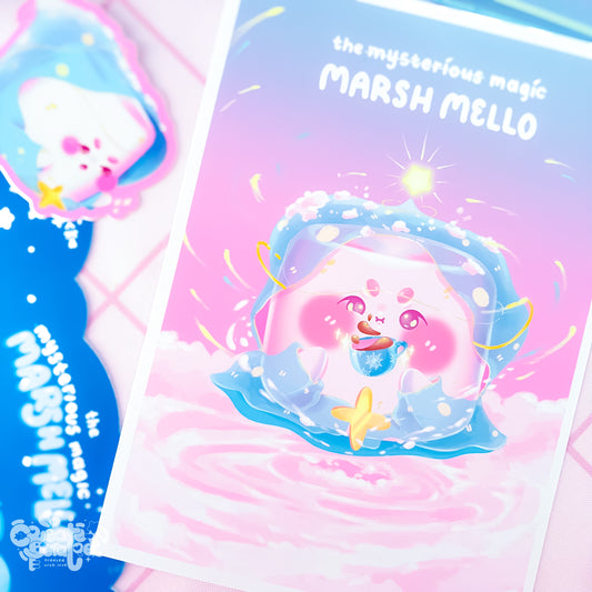 THE MYSTERIOUS MAGIC MARSH MELLO & THE CUP! | prints