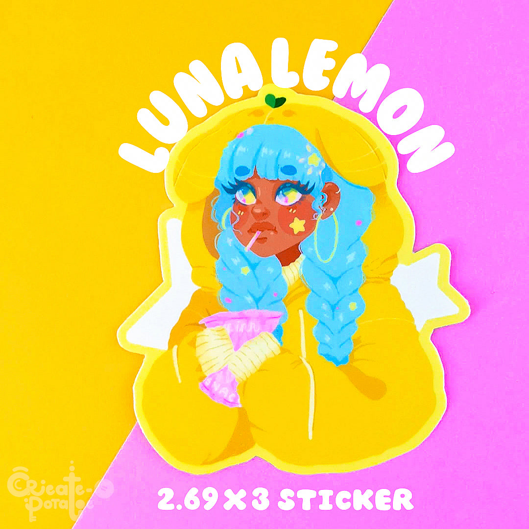 LUNA LEMON | sticker