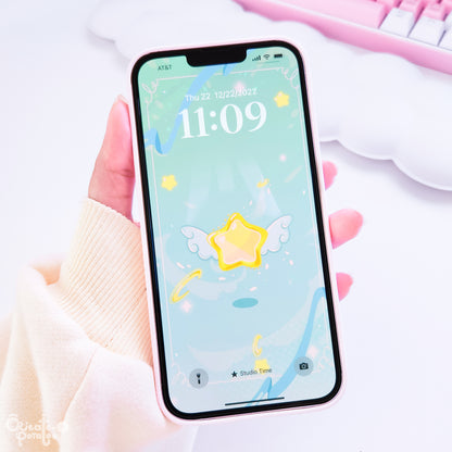 블루그린 매지컬스타 | iOS, iPadOS 및 Android 테마 